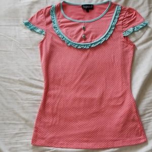 Sourpuss Pink Sweet Patsy Bib Tee